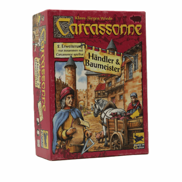 Carcassonne Kereskedők és Építőmesterek - Spiel des Jahres díjas, lapkalehelyezős családi társasjáték kiegészítő