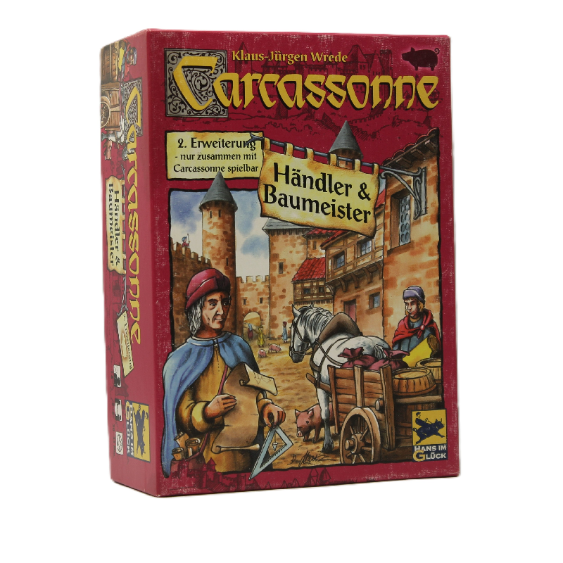 Carcassonne Kereskedők és Építőmesterek - Spiel des Jahres díjas, lapkalehelyezős családi társasjáték kiegészítő