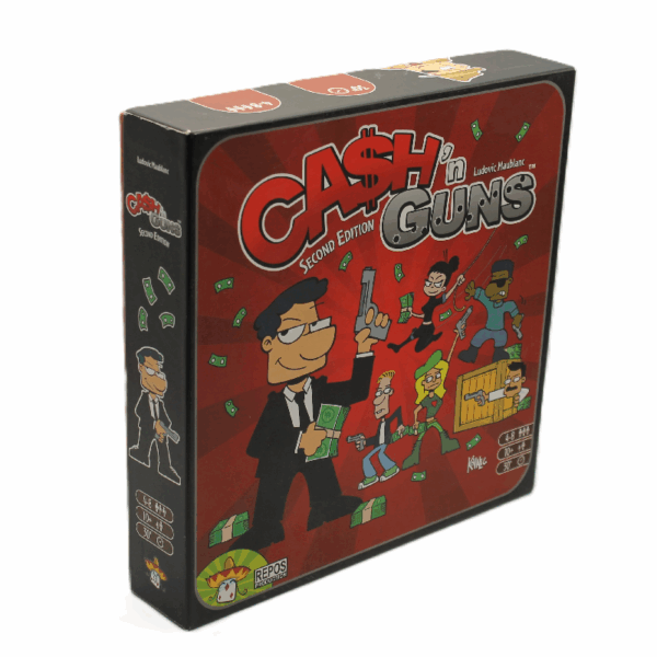 Cash'n Guns - Bankrablós, kiszavazós társasjáték