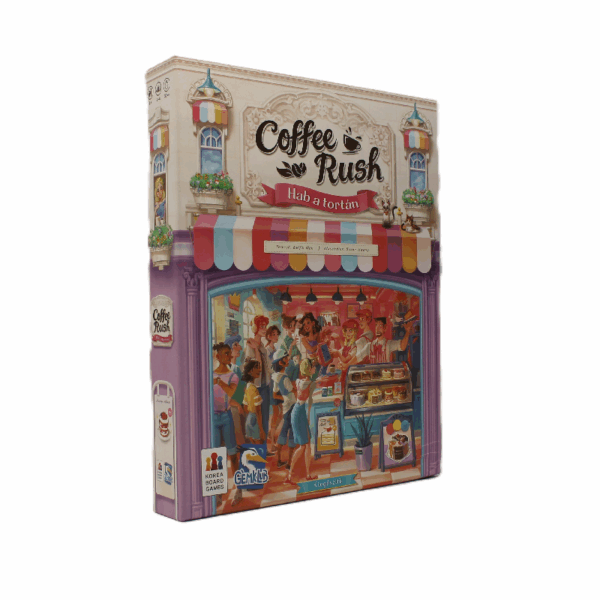 Coffee Rush Hab a tortán - MATE díjas, kávézó üzemeltetős családi társasjáték kiegészítő
