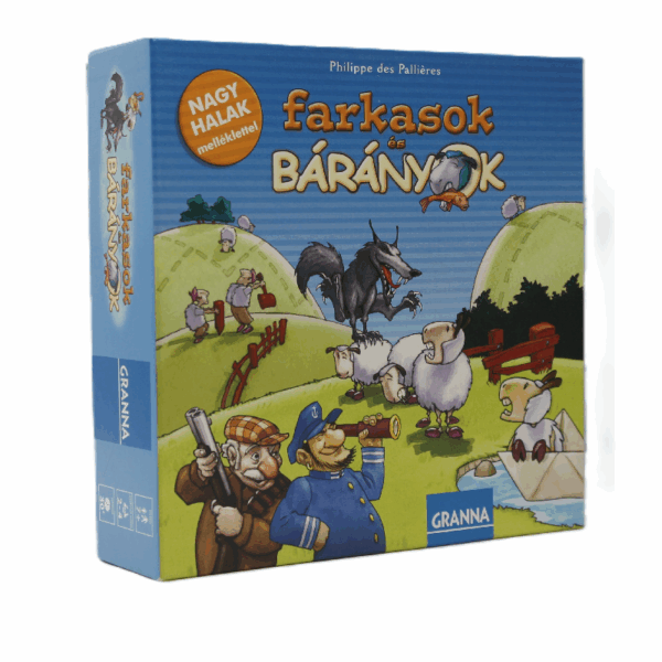 Farkasok és Bárányok - Állatos, lapkalehelyezős családi társasjáték