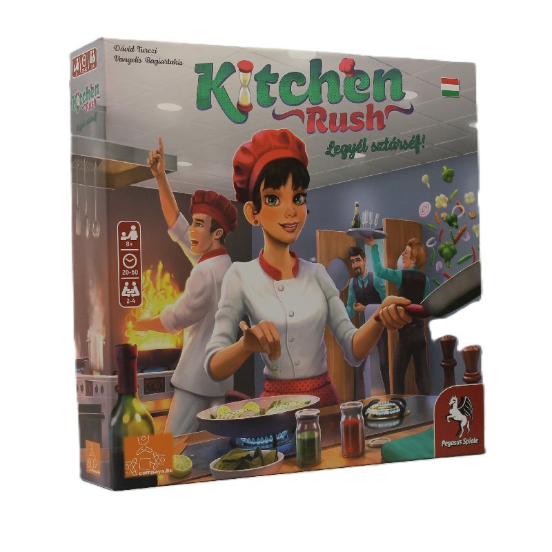 Kitchen rush - Szakácsos, valós idejű, kooperatív, családi társasjáték