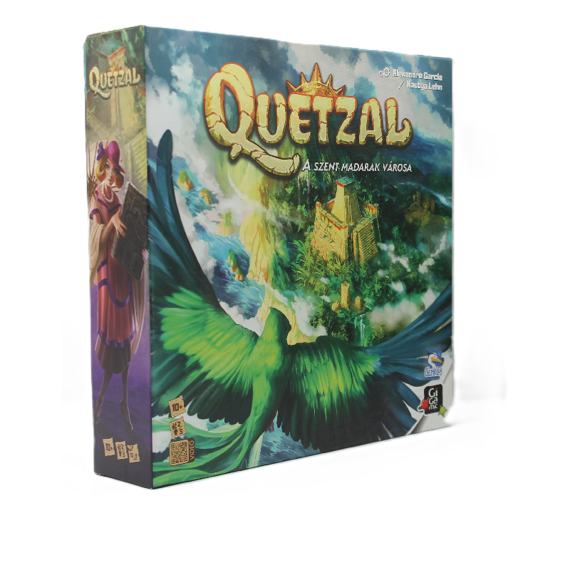 Quetzal - Dzsungel témájú, figura lehelyezős családi társasjáték