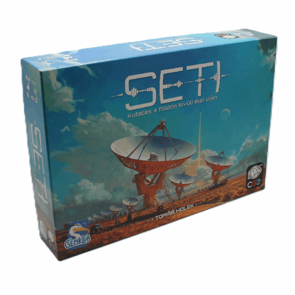 SETI Kutatás a földön kívüli élet után - Űrutazásos, projektlapos társasjáték