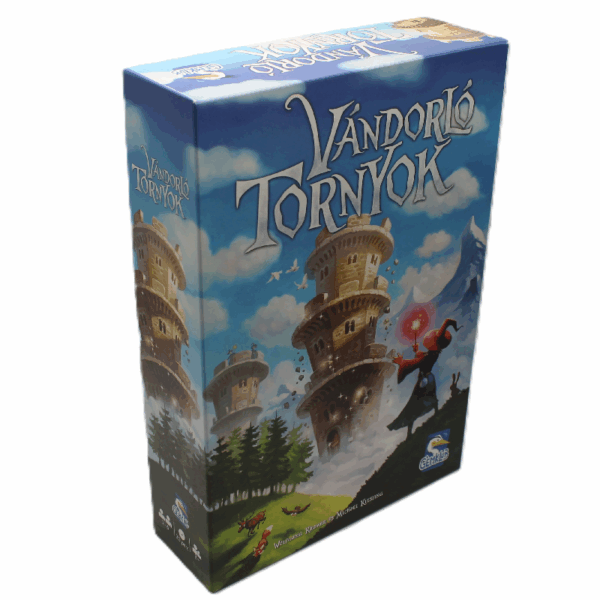Vándorló Tornyok - varázslós, mozgótáblás, családi társasjáték