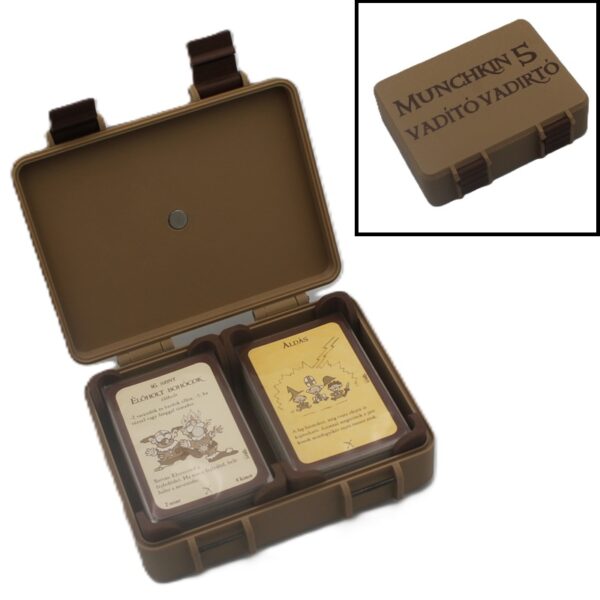 Token és kártyatartó doboz