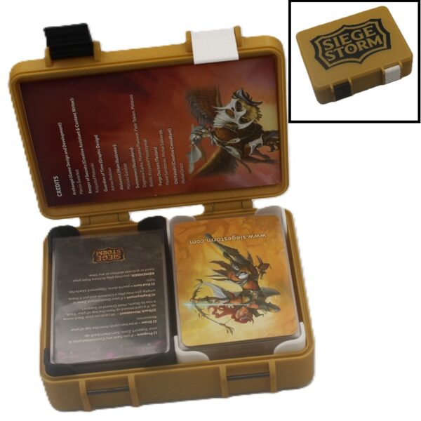 Token és kártyatartó doboz